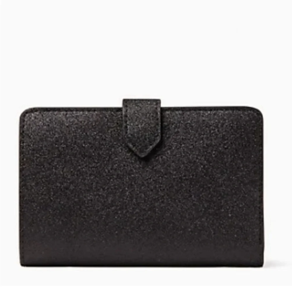 Kate Spade Deep Medium Bifold Wallet Black